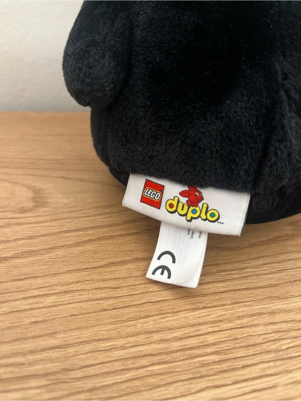 LEGO Duplo Penguin Plush Stuffed Animal Vintage Black White Yellow Beak Bird